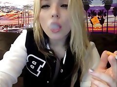 Masturbation, Blonde, Webcam